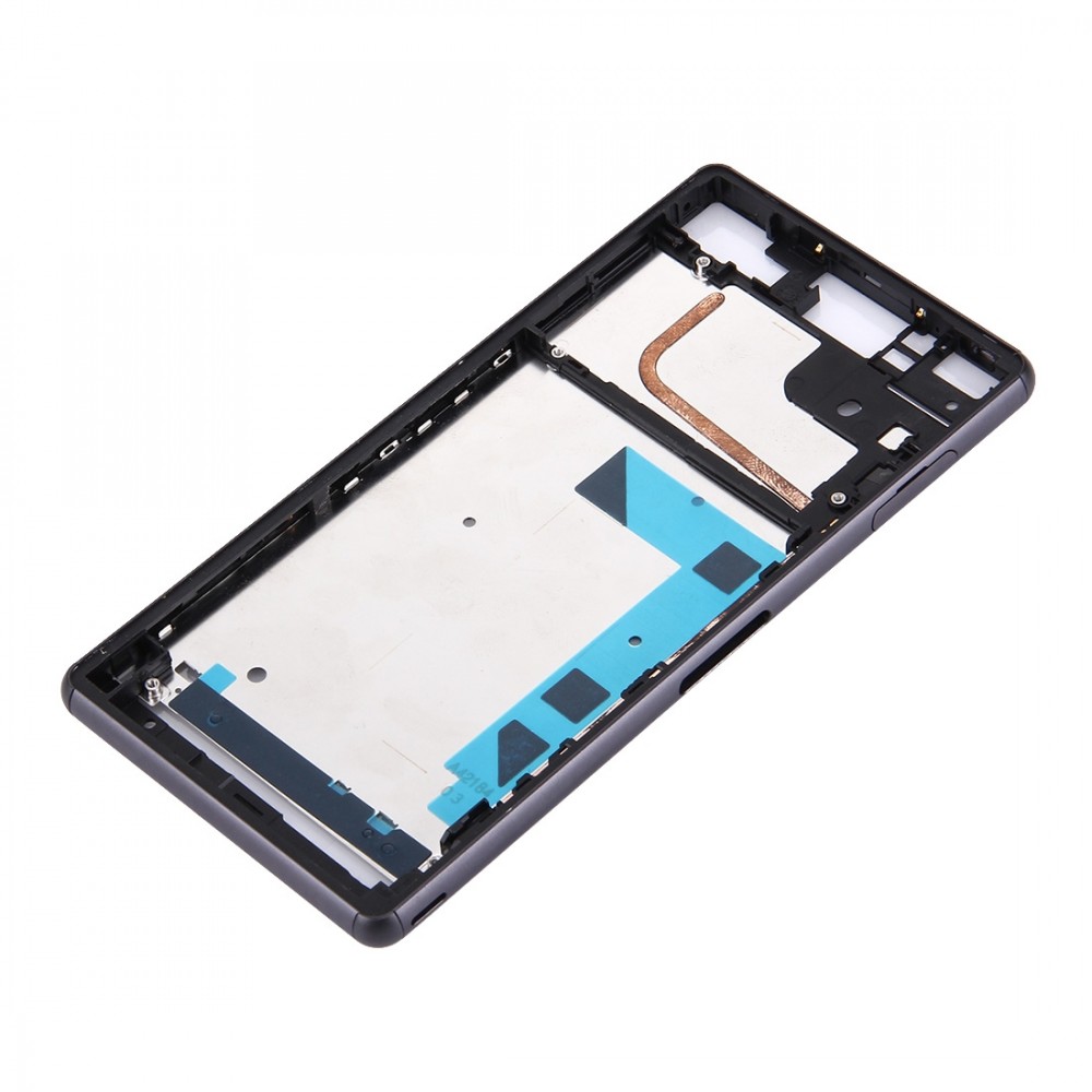 Front Housing LCD Frame Bezel Plate  for Sony Xperia Z3 / L55w / D6603(Black) Sony Replacement Parts Sony Xperia Z3